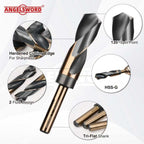 ANGELSWORD 7/8" Reduced Shank Drill Bit, M2 High Speed Steel Drill Bit for Hard Wood, Mild Steel, Cast Iron, Copper, Aluminum alloys and Other Sheet Metal
