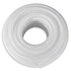 DAVCO 1/2" ID × 25 ft Clear Braided Plastic Vinyl Tubing Flexible High Pressure Reinforced PVC Hose
