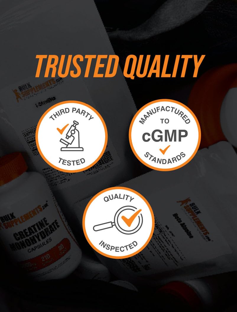 BulkSupplements.com DMG Powder - as N,N-Dimethylglycine HCl, DMG Supplement - Gluten Free, 500mg per Serving, 250g (8.8 oz) (Pack of 1)
