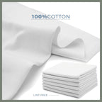 VALENGO New Lint Free Rags – 100% Cotton Cloth, Soft T-Shirt Rags, Lint Free Cloth for Staining Wood, Cast Iron, Dusting, Polishing, Painting and Cleaning – Reusable & Absorbent – 17”x17” (Pack of 28)