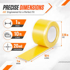 Self Fusing Silicone Tape 2 Rolls Emergency Plumbing Repair 1 In x 10 Ft