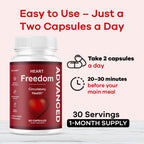 (2 Pack) Heart Freedom - Heart Freedom Capsules, Official HeartFreedom Pills All Natural Ingredients - Maximum Strength, Premium Advanced Formula Support Health & Wellness, 120 Capsules for 2 Months