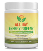Institute For Vibrant Living All Day Energy Greens, Green Superfood Powder, 11.36 Oz Container, All Natural No Synthetics Or Chemical Additives