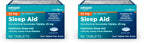 Amazon Basic Care Nighttime Sleep Aid Tablets for Adults, Doxylamine Succinate 25 mg, 96 Count (Pack of 2)