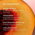 Peach & Lily - Glass Skin Refining Serum for Face (1.35 ounces) - Hyaluronic Acid Niacinamide Serum - Sensitive Skin - Vitamin B3, Peach & Yam, Peptides - Self Care, Vegan, Cruelty Free, Korean Beauty