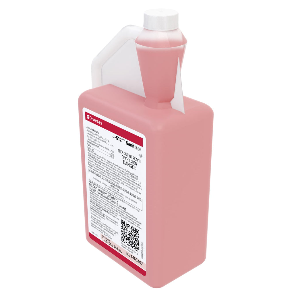 Diversey Suma Final Step J-512 Sanitizer, AccuMix, 32 oz