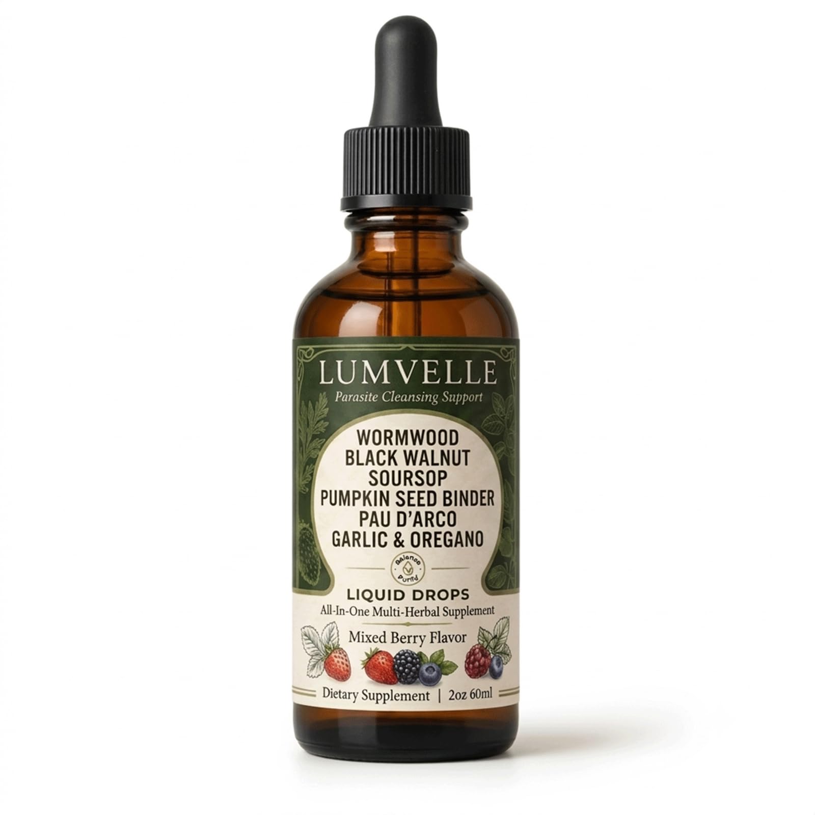 XRFOHCE Lumvelle Wild Harvested Wormwood Herbal Drops (3)