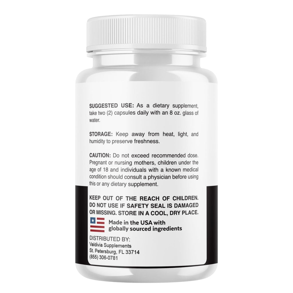 Valdivia (5 Pack) Man Force X Capsules - Official ManForceX Supplement, Premium Formula, Natural Vitamins for Health & Wellness - 300 Capsules for 5 Months
