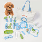 Meland Doctor Kit for Child with Puppy, Pretend Play Toy Gift for Ages 3-6