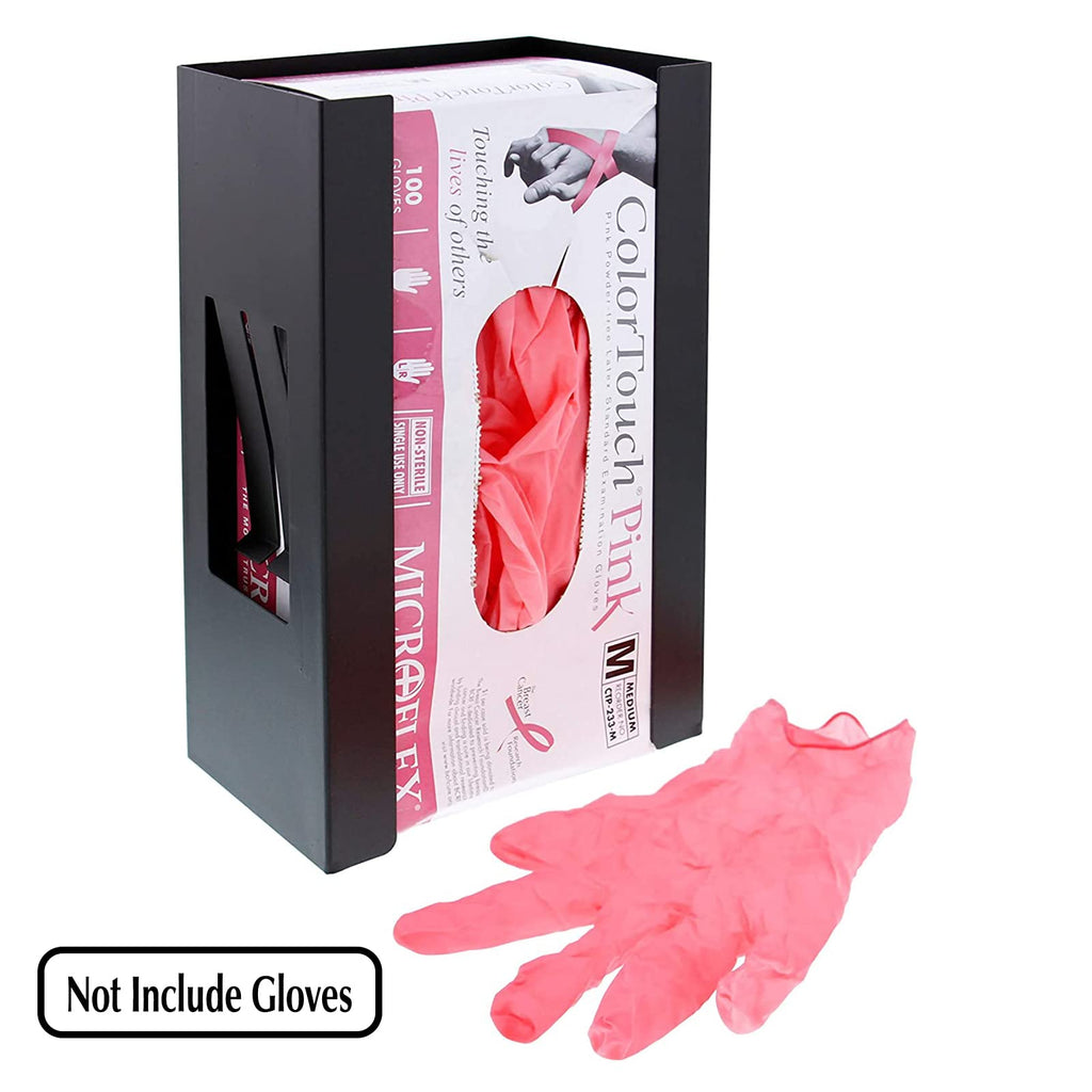 EMENTOL Magnetic Glove/Tissue Dispenser Holder Set, Black Glove Dispenser Wall Mount, Mount onto Tool Box or in Workshops
