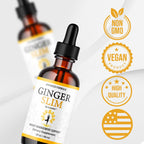 Ginger Slim Drops - Official GingerSlim Droppers Supplement Premium Formula, Ginger Slim All Natural Liquid Support Advanced Formula Healthy Drops Reviews, 1 Bottle for 1 Month