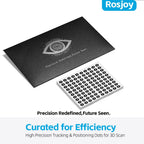 Rosjoy 1700 Dots 3mm 3D Scanning Markers for 3D Scanner, High Precision Tracking & Positioning Dots for 3D Scan, (17 Sheets)