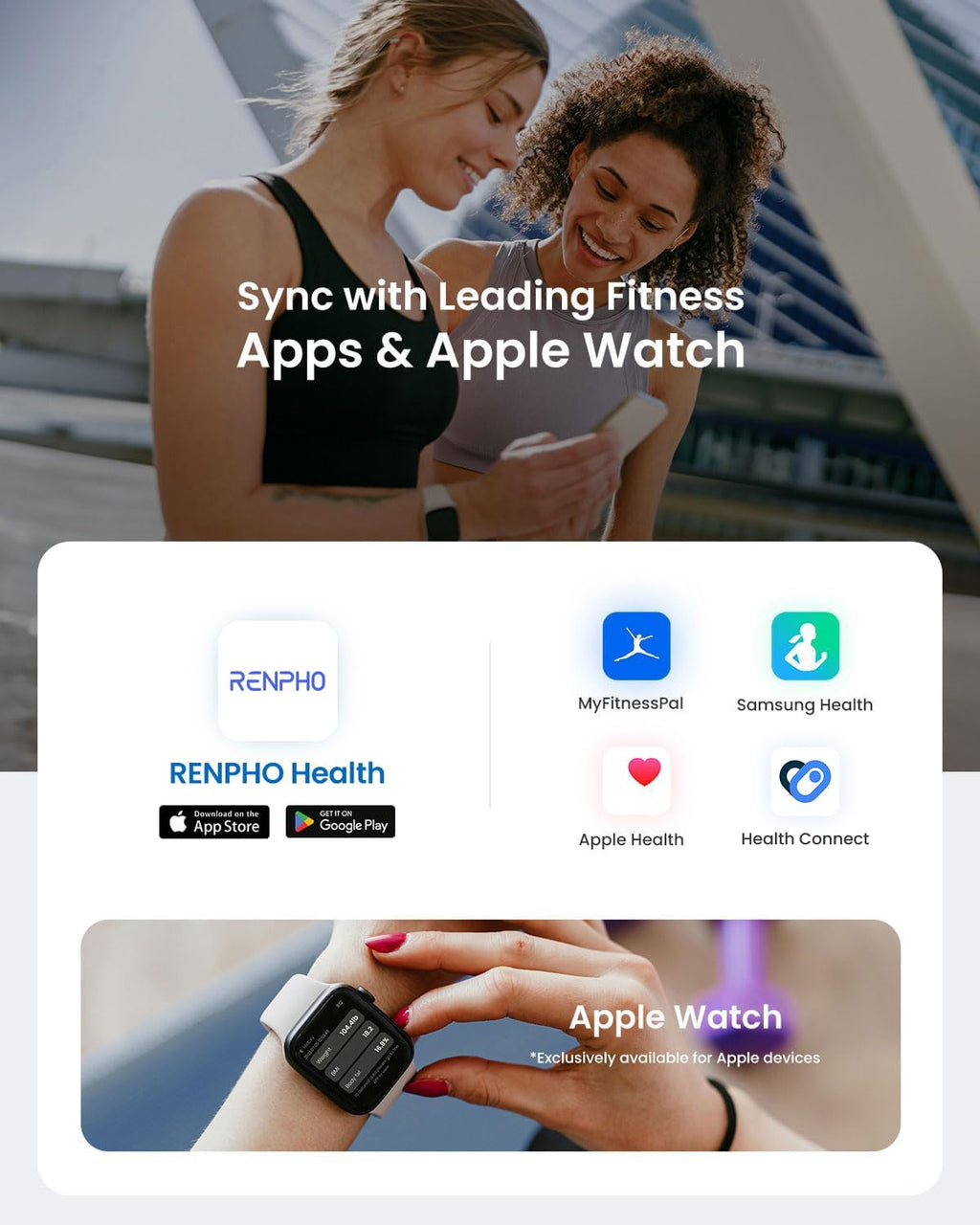 RENPHO Smart Scale for Body Weight, FSA&HSA Eligible, Digital Bathroom Scale BMI Weighing Bluetooth Body Fat Scale, Body Composition Monitor Health Analyzer with Smartphone App