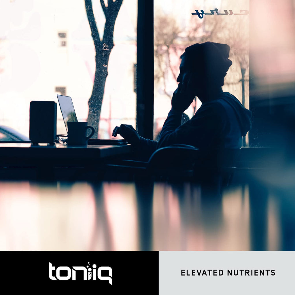 Toniiq 99%+ 20mg Supplement - Ultra High Purity PQQ 20mg Concentrated Formula - PQQ 20 mg 120 Capsules - Pyrroloquinoline Quinone Supplement - 1 Capsule Serving - Vegetarian Capsules