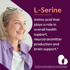 BESTVITE L-Serine 500mg (120 Vegetarian Capsules) - No Stearates - Vegan - Non GMO - Gluten Free