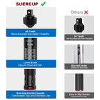 SUERCUP 3/4-inch Drive Click Torque Wrench, 100-850ft.lb/135.5-1151.8Nm Adjustable 48 Tooth Drive Click Torque Wrench with Buckle for Car, Truck Maintenance and Product Assembly