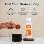 Bulletproof Coconut Brain Octane C8 MCT Oil, 16 Ounces (Pack of 3), Premium Keto Supplement for Sustained Energy, Brain and Body Fuel, Unflavored, Add to Coffee and Smoothies, Packaging May Vary