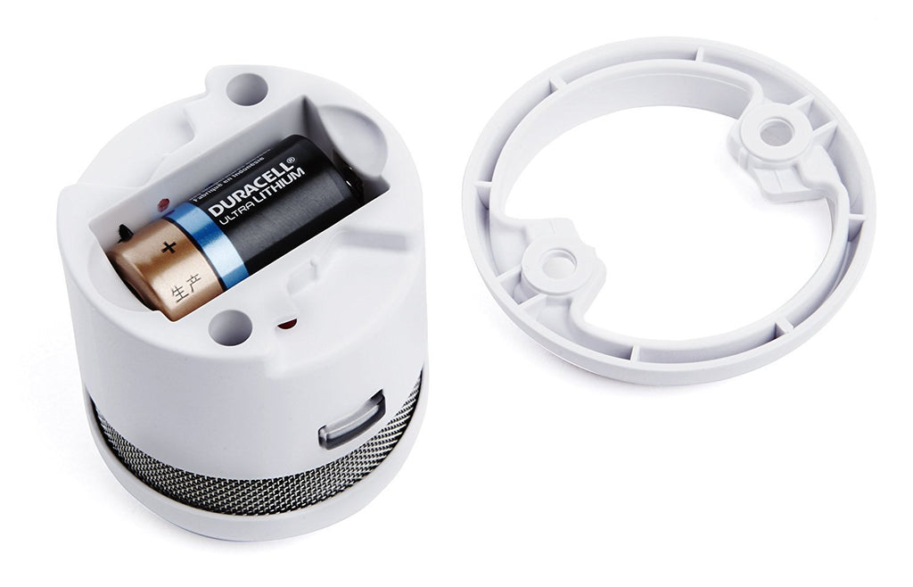 ELRO Mini Smoke Alarm 5 Year Battery NF Certified Cavius 2001-023, White