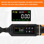 Uharbour Digital Torque Wrench 3/8" Drive, 0.66-44.29Ft.lbs/0.9-60Nm Range, Electric Torque Wrench with Dual Direction Ratchet, ±1% Accuracy with Vibration, Buzzer and LED Alert