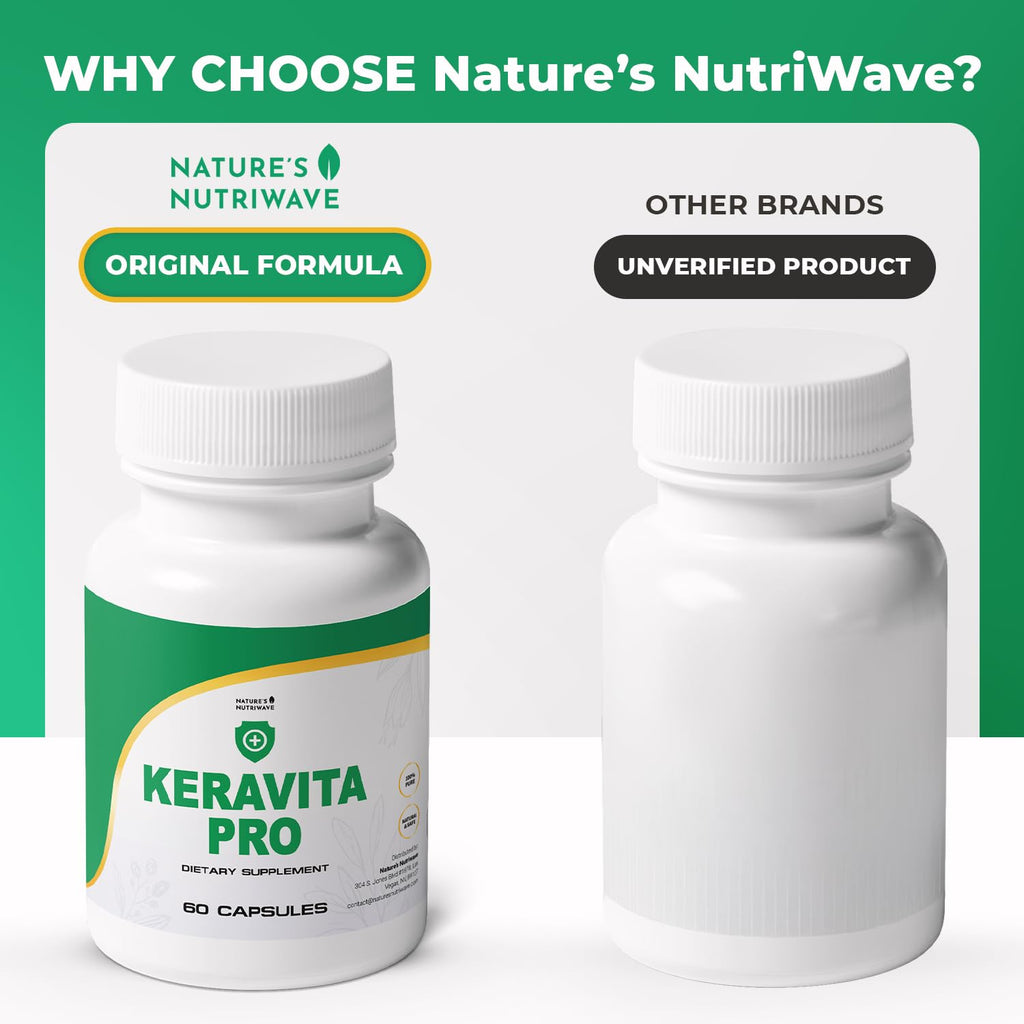 Keravita Pro – Vitamin C, E, Green Tea & Turmeric – 60 Ct, 1 Month Supply