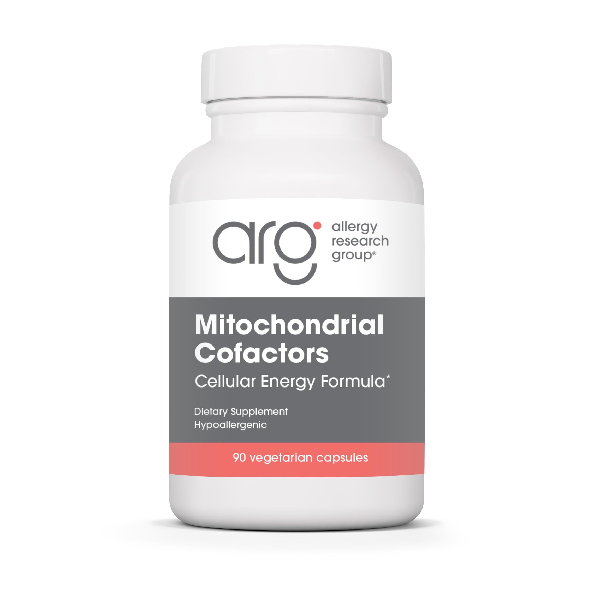 ARG Mitochondrial Cofactors - Delivers 300 mg Acetyl-L-Carnitine - Supports Mitochondrial Function & Cellular Energy - CoQ10, Vitamin B6 & Magnesium - 30 Servings - 90 Vegetarian Capsules