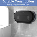 Pollock Commercial Twin Jumbo Toilet Tissue Dispenser,Hold 9” Double Roll