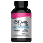 NeoCell Collagen Peptides Pills | 360 Caplets | with Vitamin C | Supplement for Women and Men