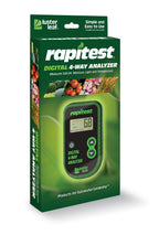 Luster Leaf Rapitest 4-Way Digital Soil Analyzer for pH, Moisture, Temperature, and Light – Designed and Engineered in the USA