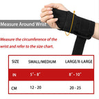 NuCamper Wrist Brace Carpal Tunnel Right Left Hand for Men Women, Night Wrist Sleep Supports Splints Arm Stabilizer with Compression Sleeve Adjustable Straps,for Tendonitis Arthritis Pain Relief
