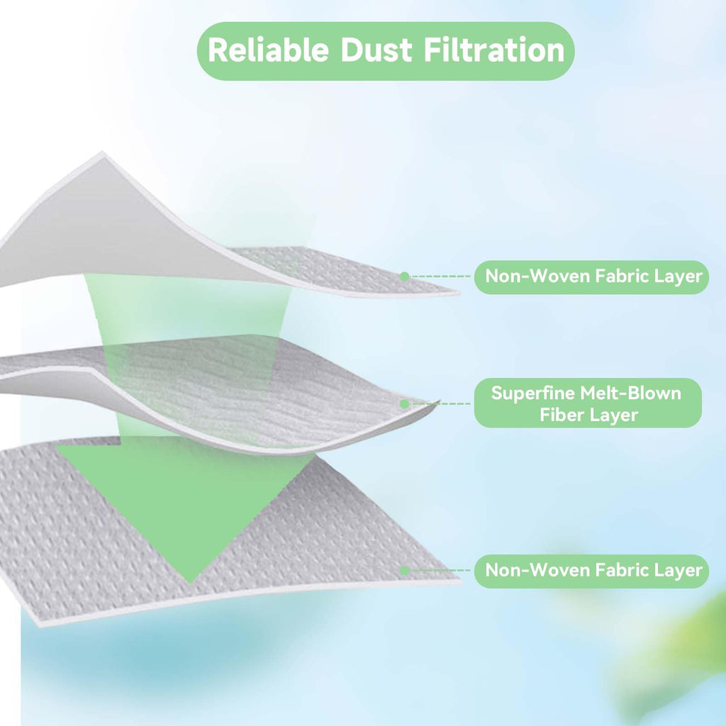 WAIKAS 14-Pack Vacuum Bags for Roborock Q7, Q10, Q5, Q8, S8 and S7 Series