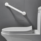 Shower Grab Bar, 2 Pack 12 Inch White Bathroom Grab Bar, 1.25" Diameter 304 Stainless Steel Anti-Slip Grab Bars for Bathtubs and Showers, Handicap Shower Grab Bar for Seniors Elderly