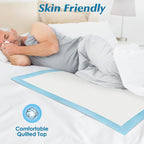 50 Count 30” x 36” Super Absorbency Disposable Underpads