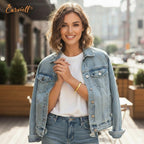Carviell Gold Friendship Bracelet – “A True Friend Is the Greatest of All Blessings” Engraved Cuff, Best Friend Jewelry Gift for Women & Teens, BFF Bracelet, Stainless Steel Inspirational Bangle