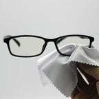 AAwipes Eyeglasses Cleaning Cloth Glasses Cloths Bulk (5.5"x5.5", White, 100 pcs, No Logo) for Eyeglasses, Lenses, Phones, Screens, Camera, Silverware, Delicate Surfaces (V1505)