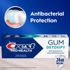 Crest Pro-Health Gum Detoxify Deep Clean Toothpaste 2.6 oz - Anticavity, Antibacterial Flouride Toothpaste, Clinically Proven, Gum and Enamel Protection, Plaque Control