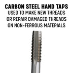 Drill America 1-1/2"-12 Carbon Steel Plug Tap (Pack of 1), DWT Series