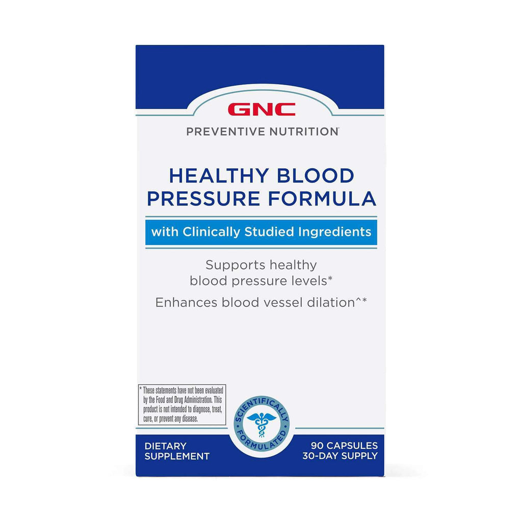 GNC Preventive Nutrition Healthy Blood Pressure Formula - 90 Capsules