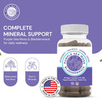 BocaHeal Purple Sea Moss + Bladderwrack Capsules | 2202mg Complete Nutrient Profile - Wildcrafted & Wildharvested Seaweed Blend for Daily Wellness – 60 Seamoss Pills & Sea Moss Capsules | Made in USA