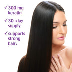 Bluebonnet Nutrition Beautiful Ally Keratin Care, Beauty Nutrient, Best for Hair, Strengthen and Revitalize Hair*, Non GMO, Gluten Free, Soy Free, Milk Free, 30 Vegetable Capsules, 30 Servings