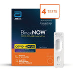 BinaxNOW™ COVID-19/Flu A&B Combo Self Test, Reliable COVID/Flu Home Test With 15 Minute Results, 4 Tests