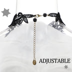 Bonuci 4 Pcs Non Piercing Bra Body Chain with Necklaces Body Chain Non Piercing Adjustable Bra Jewelry(Classic Style)