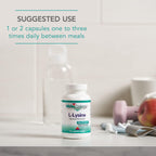Allergy Research Group NutriCology L-Lysine 500 mg - Essential Amino Acid Supplement - Supports Collagen Formation, Calcium Absorption, Bone & Connective Tissue - 100 Servings - 100 Capsules