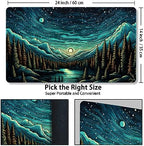 Playmat for MTG, with Free Storage Bags,Game Mat 24 x 14 inches, TCG and Board Game Mat for Cards,Mousepad Desk Mats (Regular,Magic Mat 8)