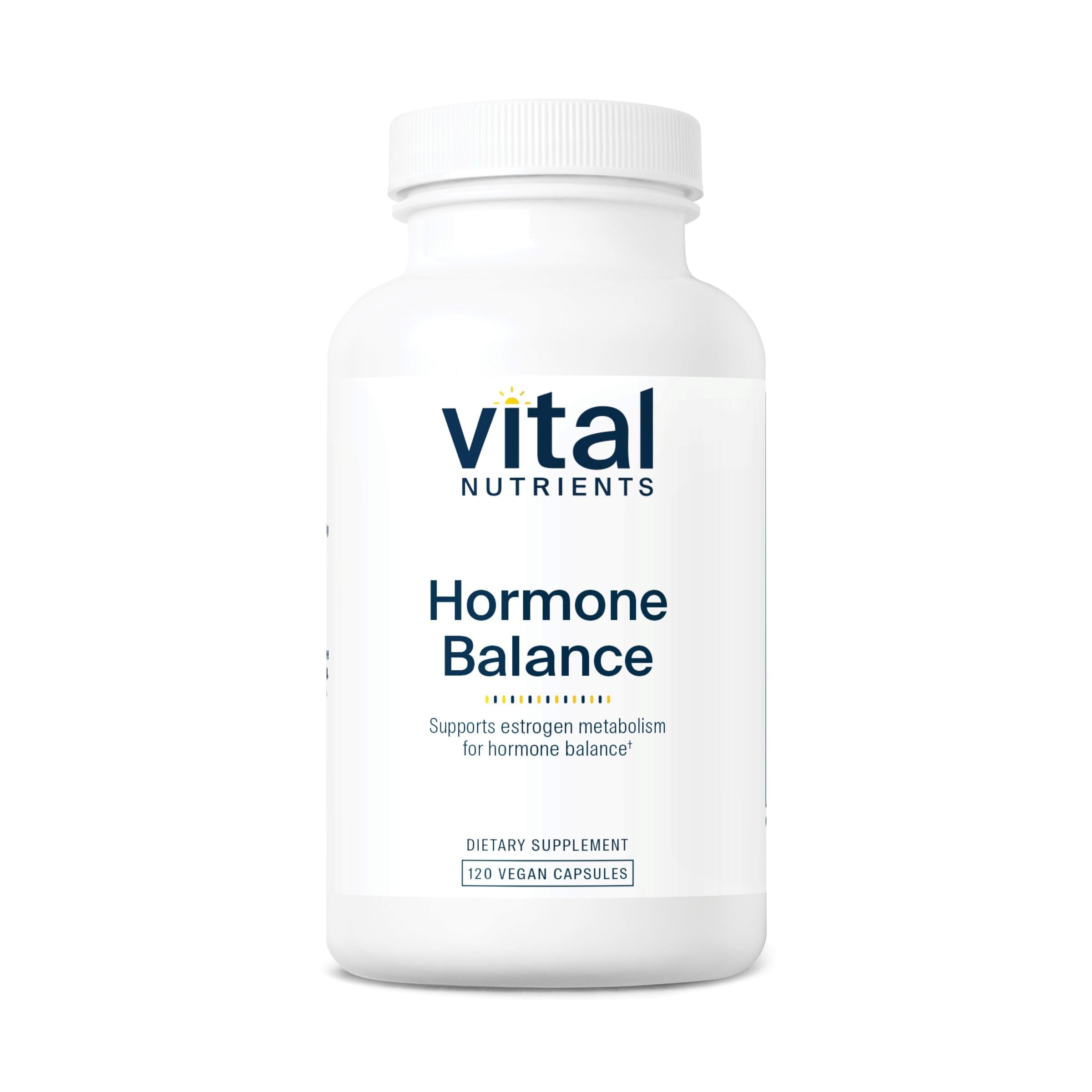 Vital Nutrients Hormone Balance - Vegan DIM Supplement with Flax Lignans to Promote Healthy Hormone Support* - Diindolylmethane for Women and Men - Dairy and Soy Free - Non-GMO - 120 Capsules