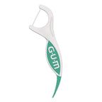 GUM Professional Clean Plus Flosser Picks, Promotes Healthier Gums, Comfort-Pick for Gentle Massage, Fresh Mint Flavour, Teal & White, 6 Bags X 60ct (360 Flossers)