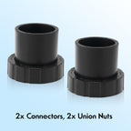 GAQUECY SPX3200 UNKIT Union Connection Kit for Hayward Select, 2 Pack Pool Pump Parts, Compatible with Tristar Northstar EcoStar Pumps & SwimClear Cartridge Filter