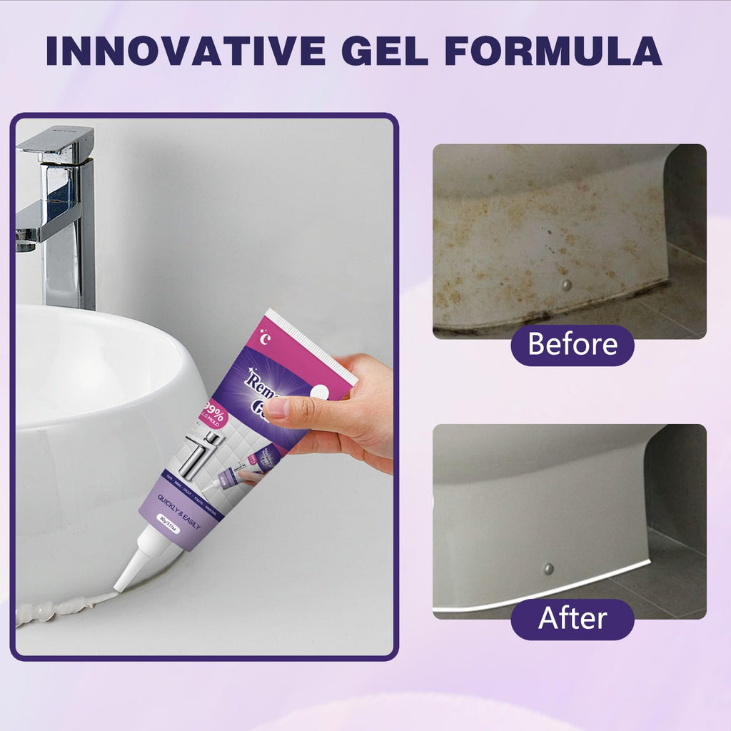 YADUO 2Pcs Cleaning Remover Gel, Powerful Household Cleaning Gel, Suitable for Bathroom and Kitchen Tile Gaps, Multi-Surface Remover Gel, Safe Formula That Does Not Damage Surface