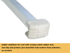 Ladder Stabilizer,Heavy Duty Aluminum Extended Ladder Accessory for Roof Gutter Guard Cleaning Tools,Ladder Stand-Off Wing Span/Wall Ladder Hooks with Non-Slip Rubber Bottom pad.(Patent)