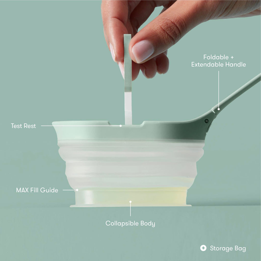 Frida Fertility No-Mess Pee Cup, Reusable Urine Cup, Pregnancy Tests w/Bag
