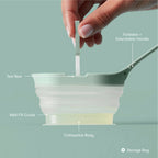 Frida Fertility No-Mess Pee Cup, Reusable Urine Cup, Pregnancy Tests w/Bag
